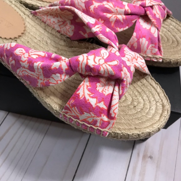 Pink Sandal J. Crew Espadrille Sandals NWT size 7 - Picture 3 of 6